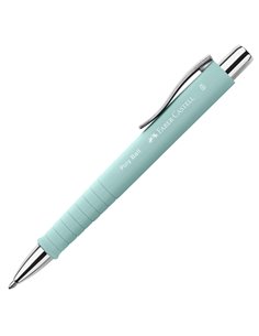 Set stilo B Poly Pen + sfera 0,7mm Poly Ball fusto caribic blue Faber Castell 241053 FABER-CASTELL A SCATTO 2