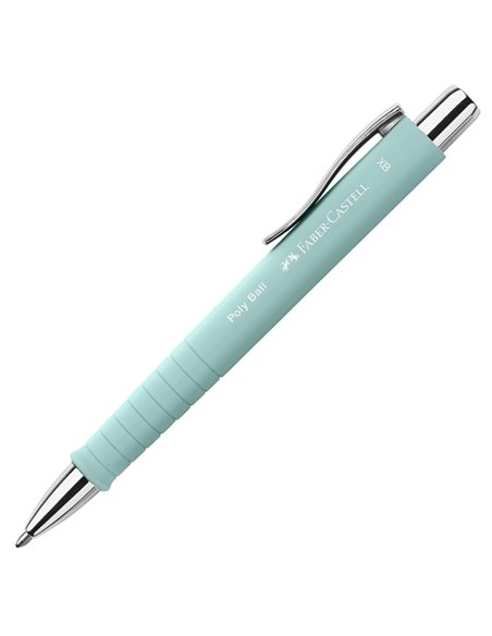Set stilo B Poly Pen + sfera 0,7mm Poly Ball fusto caribic blue Faber Castell 241053 FABER-CASTELL A SCATTO
