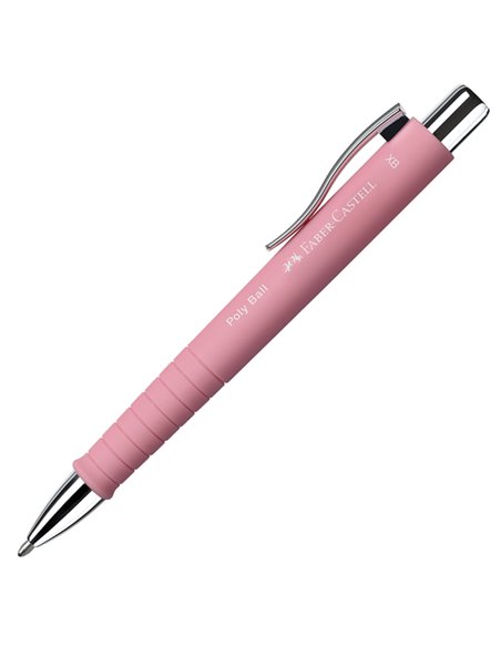 Penna a sfera 0,7mm Poly Ball Urban fusto rose Faber Castell 241127 FABER-CASTELL A SCATTO