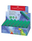 Expo 15 gomma triangolare dinosauro colori assortiti Faber Castell 188750