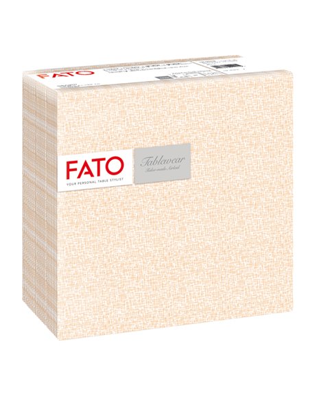 50 tovaglioli 40x40cm Linea Canvas zucca Airlaid Fato 88456000