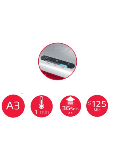 Plastificatrice Office 250HS A3 GBC 4410071EU GBC PLASTIFICATRICI A CALDO