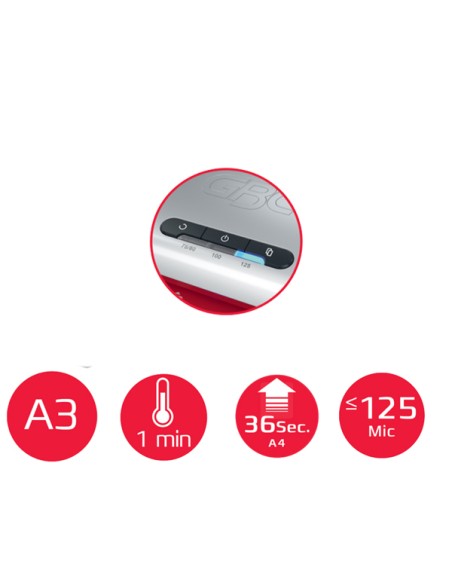 Plastificatrice Office 250HS A3 GBC 4410071EU GBC PLASTIFICATRICI A CALDO
