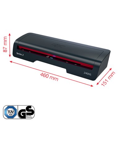 Plastificatrice Home Office 240HS A3 GBC 4410069EU GBC PLASTIFICATRICI A CALDO