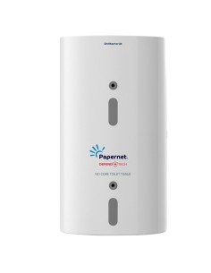Dispenser carta igienica FullOne antibatterico 33,5x18,5x15,2 cm bianco Papernet 421352