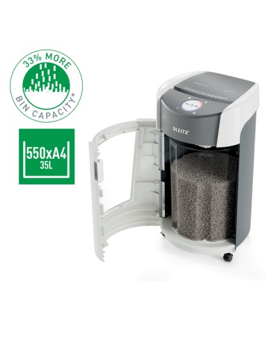Distruggidocumenti OptiMax Office P5 Leitz 83600000 LEITZ A FRAMMENTI E MICROFRAMMENTI