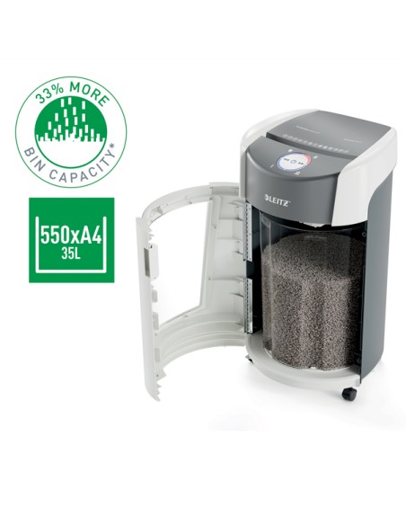 Distruggidocumenti OptiMax Office P5 Leitz 83600000 LEITZ A FRAMMENTI E MICROFRAMMENTI