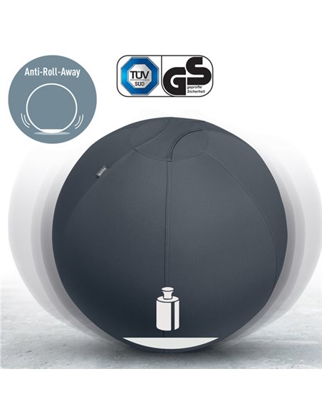 Palla Ergo Active da Seduta Anti Rotolamento 65cm grigio scuro Leitz 65420089