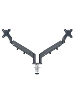 Braccio salvaspazio per monitor doppio grigio scuro Leitz 65370089 LEITZ SUPPORTI-BRACCI MONITOR-NOTEBOOK