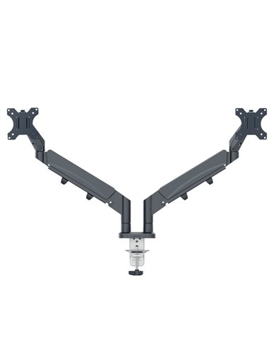 Braccio salvaspazio per monitor doppio grigio scuro Leitz 65370089 LEITZ SUPPORTI-BRACCI MONITOR-NOTEBOOK