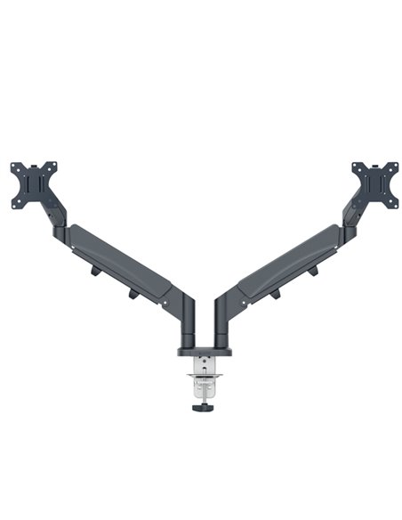 Braccio salvaspazio per monitor doppio grigio scuro Leitz 65370089 LEITZ SUPPORTI-BRACCI MONITOR-NOTEBOOK