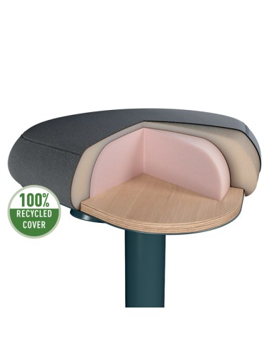 Sgabello Active Comfort da seduta grigio scuro Leitz 65440089