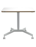 Scrivania Compatta pneumatica Sit-Stand mobile 80x60x75-114cm Leitz 65360001