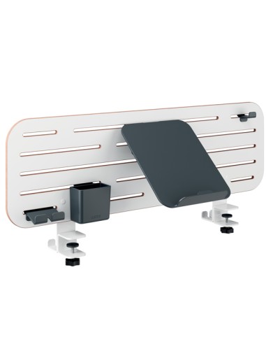 Pannello Forato grande per scrivanie compatte Sit-Stand 80x25x0,8cm c/supporto P 65490000