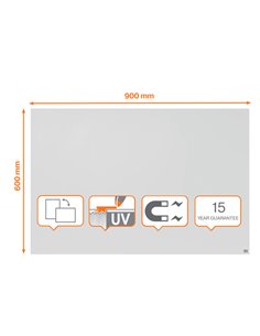 Lavagna Bianca Magnetica Infinity 90x60cm 1915714 NOBO LAVAGNE MAGNETICHE 2