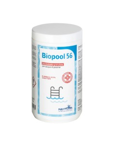 Disinfettante granulare per acque di piscine Biopool 56 in barattolo da 1Kg 01237