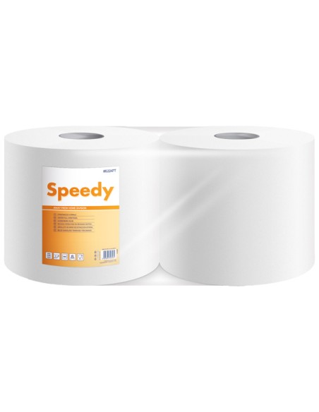Bobina asciugatutto 800 strappi / 192m microgoffrata Speedy Lucart 852247T