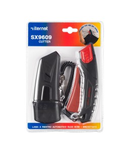 Cutter Super Safety SX-9609 con custodia a lama a rientro automatico Iternet 4338C