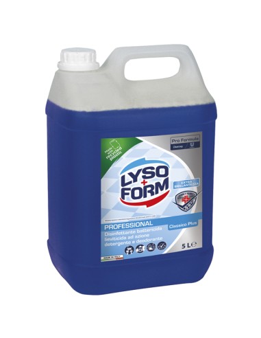 Detergente pavimenti disinfettante Lysoform PLUS 5L classico 9301017 LYSOFORM DETERGENTI-DETERSIVI PER PULIZIA