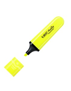 Astuccio 12 evidenziatori Flat giallo BIC® 517962 2