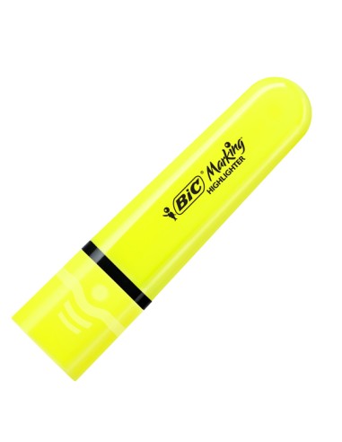 Astuccio 12 evidenziatori Flat giallo BIC® 517962