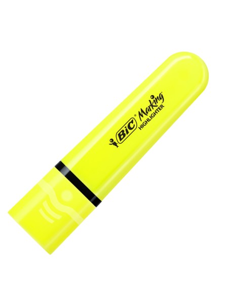 Astuccio 12 evidenziatori Flat giallo BIC® 517962