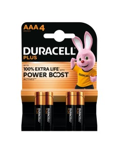 Blister 4 pile MN2400 Duracell PLUS POWERBOOST - MINISTILO AAA DU0203 DURACELL PILE