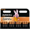 Blister 12 pile Duracell PLUS POWERBOOST - AAA MiniStilo DU0223