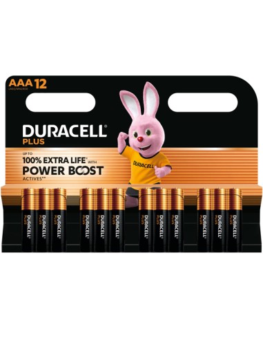 Blister 12 pile Duracell PLUS POWERBOOST - AAA MiniStilo DU0223 DURACELL PILE