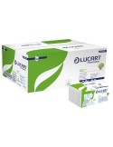 Pacco da 220 asciugamani piegati a Z goffrato corda Eco Z Lucart 864014U
