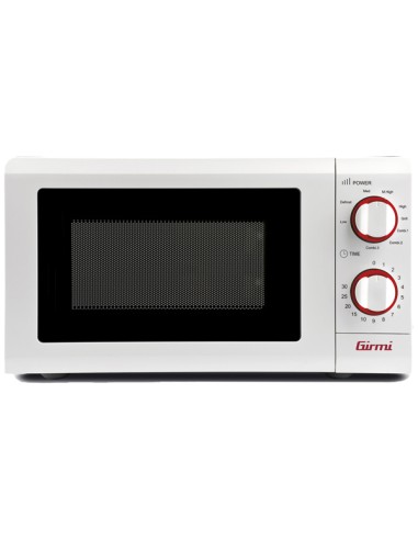Forno a microonde con cottura combinata 20L bianco/rosso Girmi FM0601 GIRMI PICCOLI ELETTRODOMESTICI