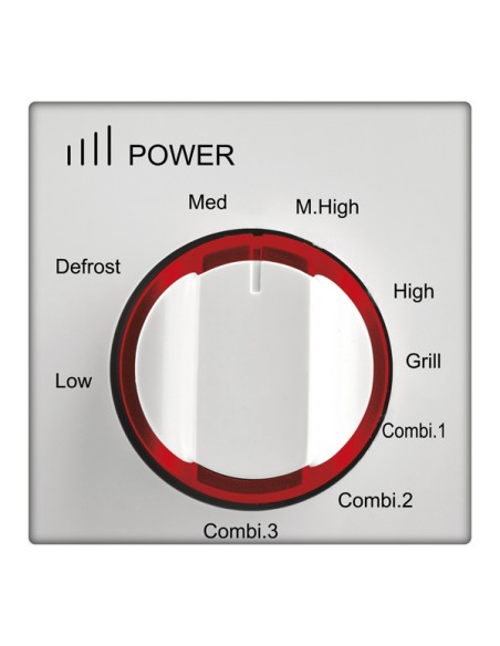 Forno a microonde con cottura combinata 20L bianco/rosso Girmi FM0601 GIRMI PICCOLI ELETTRODOMESTICI