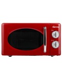 Forno a microonde vintage con cottura combinata 20L rosso Girmi FM2102