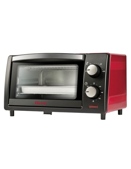 Forno elettrico ventilato 10L 800W nero/rosso Girmi FE1000 GIRMI PICCOLI ELETTRODOMESTICI