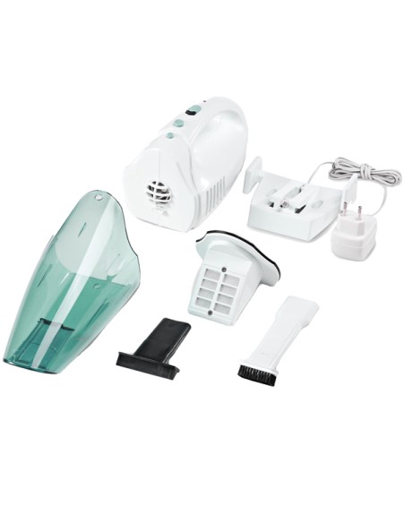 Aspirapolvere cordless 30W 37x12x11cm bianco/verde Girmi AP1000 GIRMI PICCOLI ELETTRODOMESTICI