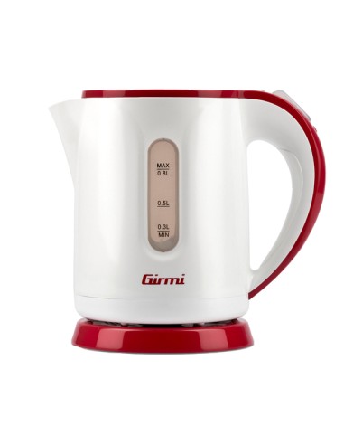 Bollitore elettrico 800ml bianco/rosso Girmi BL1000 GIRMI PICCOLI ELETTRODOMESTICI
