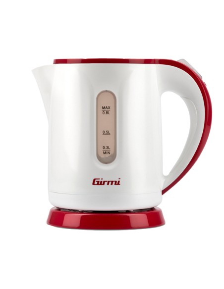 Bollitore elettrico 800ml bianco/rosso Girmi BL1000 GIRMI PICCOLI ELETTRODOMESTICI