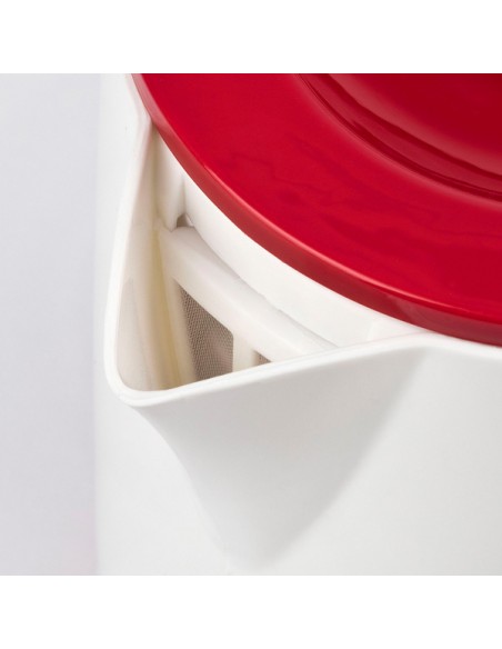 Bollitore elettrico 800ml bianco/rosso Girmi BL1000 GIRMI PICCOLI ELETTRODOMESTICI