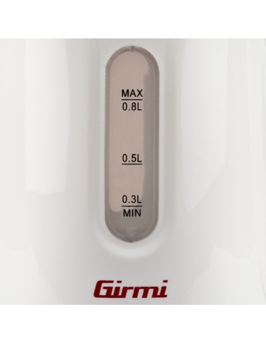 Bollitore elettrico 800ml bianco/rosso Girmi BL1000 GIRMI PICCOLI ELETTRODOMESTICI