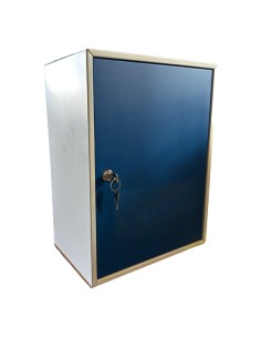 Casetta portacellulari 30 posti con chiusura a chiave Metalplus 5570/30BLU