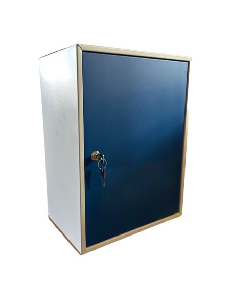 Casetta portacellulari 30 posti con chiusura a chiave Metalplus 5570/30BLU