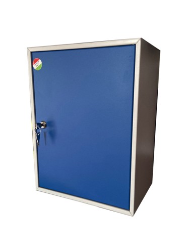 Casetta portacellulari 30 posti con chiusura a chiave Metalplus 5570/30BLU