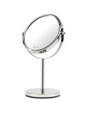 Specchio per trucco c/ingrandimento x3 Ø specchio 15,5 x H32cm grigio Girmi BE0100