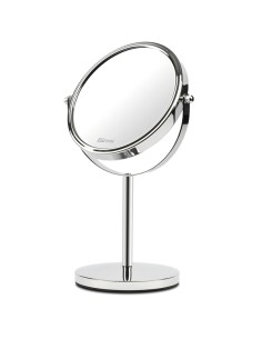 Specchio per trucco c/ingrandimento x3 Ø specchio 15,5 x H32cm grigio Girmi BE0100 GIRMI ACCESSORI PER IL BAGNO E DISPENSER