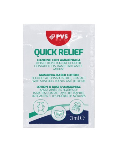 Conf 10 salviette dopopuntura Quick Relief in bustina 3ml cad PVS TOW013 PVS MEDICAMENTI