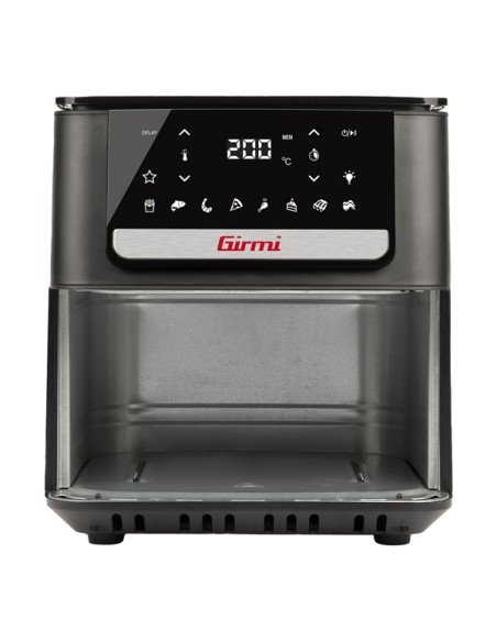 Friggitrice ad aria a due altezze 6,5L 28,5x30,5x38cm nero Girmi FG8400 GIRMI PICCOLI ELETTRODOMESTICI