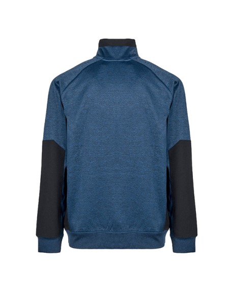 Felpa mezza zip Leeds tg L blu U-Power WEY365DB-L