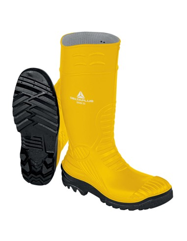 Stivali di sicurezza Iron S5 SRC N°44 giallo IRONS5JA44 DELTAPLUS CALZATURE DA LAVORO