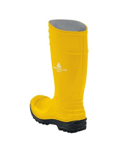 Stivali di sicurezza Iron S5 SRC N°44 giallo IRONS5JA44 DELTAPLUS CALZATURE DA LAVORO