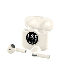 Auricolare Bluetooth 5.3 -Bianco -MU P40 PRO WT No Brand ALTOPARLANTI-MICROFONI-CUFFIE 2